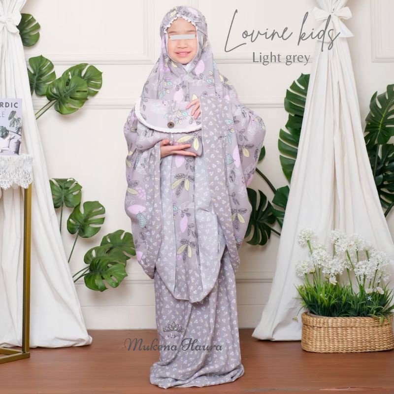 Mukena Rayon Anak Tanggung Lovine Mukena Couple