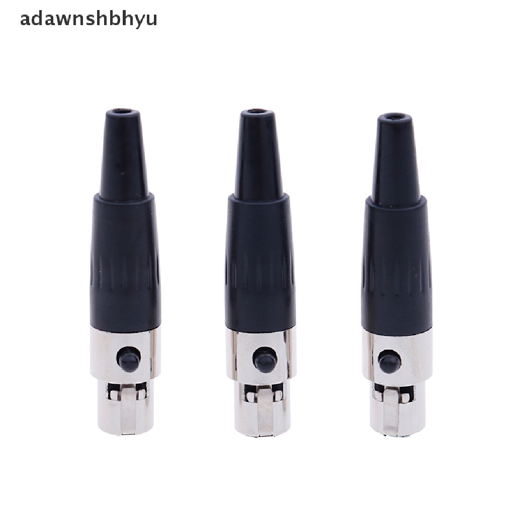 [adawnshbhyu] 1pc 3pin female plug mini TA3F XLR Konektor Mikrofon audio MIC adapter