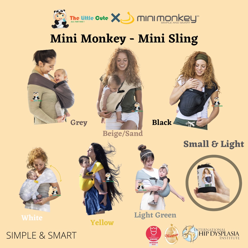 Jual Mini Monkey Mini Sling Gendongan Instant Bayi Mini | Shopee Indonesia