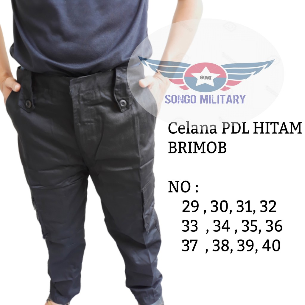 Celana Panjang PDL Hitam Brimob