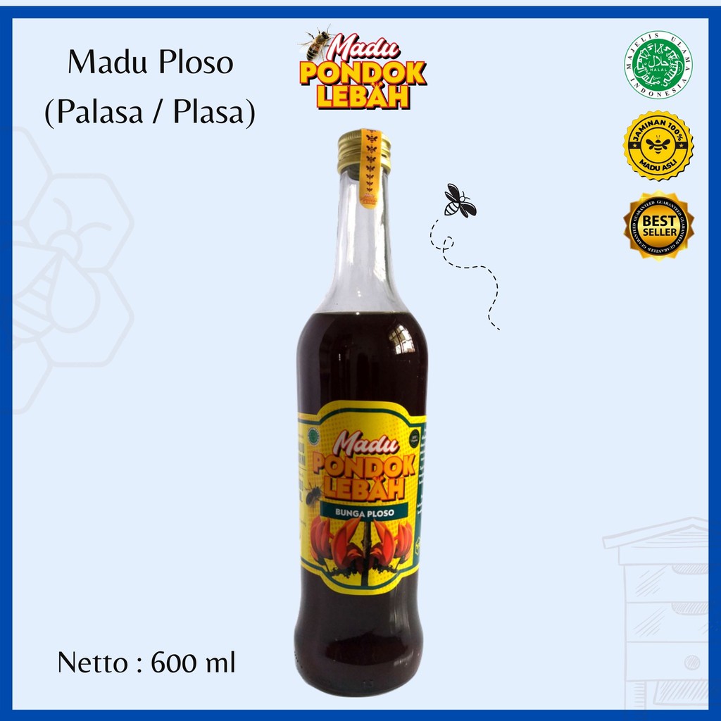 

Madu Ploso 600ml - Pondok Lebah