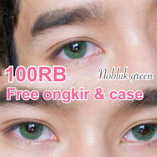 Nobluk &amp; mini nobluk gray brown blue violet green pink softlens