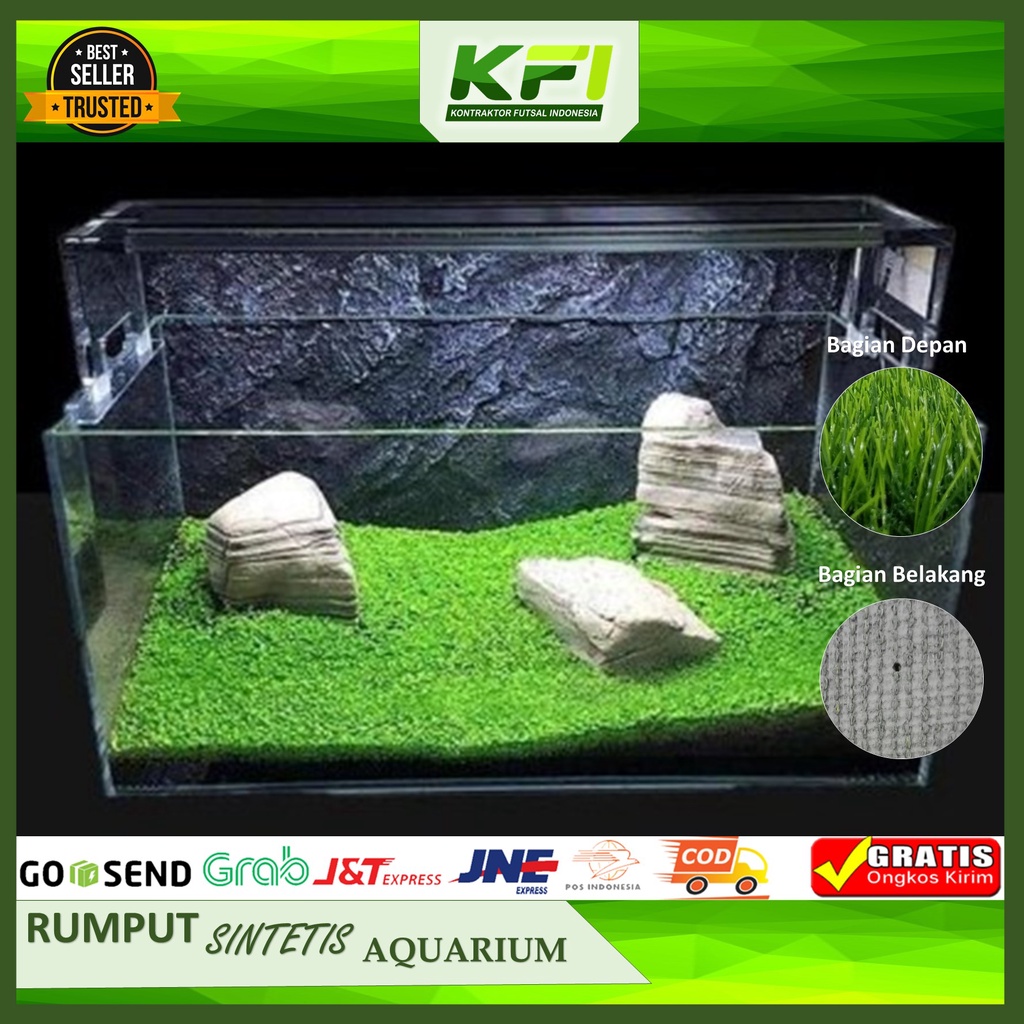 Jual Rumput Aquarium Sintetis Rumput Akuarium Meter Karpet Rumput Sintetis Lembut Kfi Sport