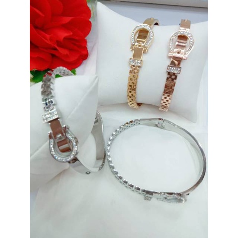 Gelang Titanium Permata Perhiasan Fashion 1300-1303