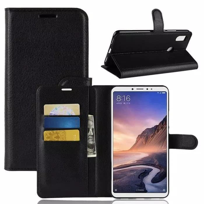 Samsung J6 Plus Flip Case Leather Flip Cover Kulit Casing J6Plus J6  Unik