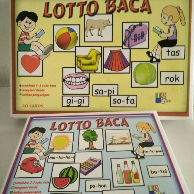 Kartu lotto baca