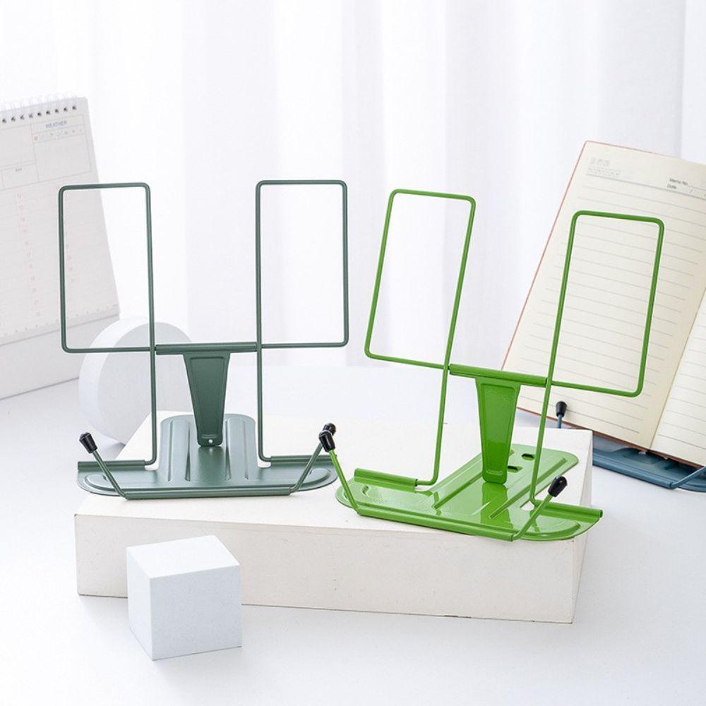 Lanfy Rak Baca Portable Lipat Kantor Siswa Stationary Multifungsi Adjustable Book Holder