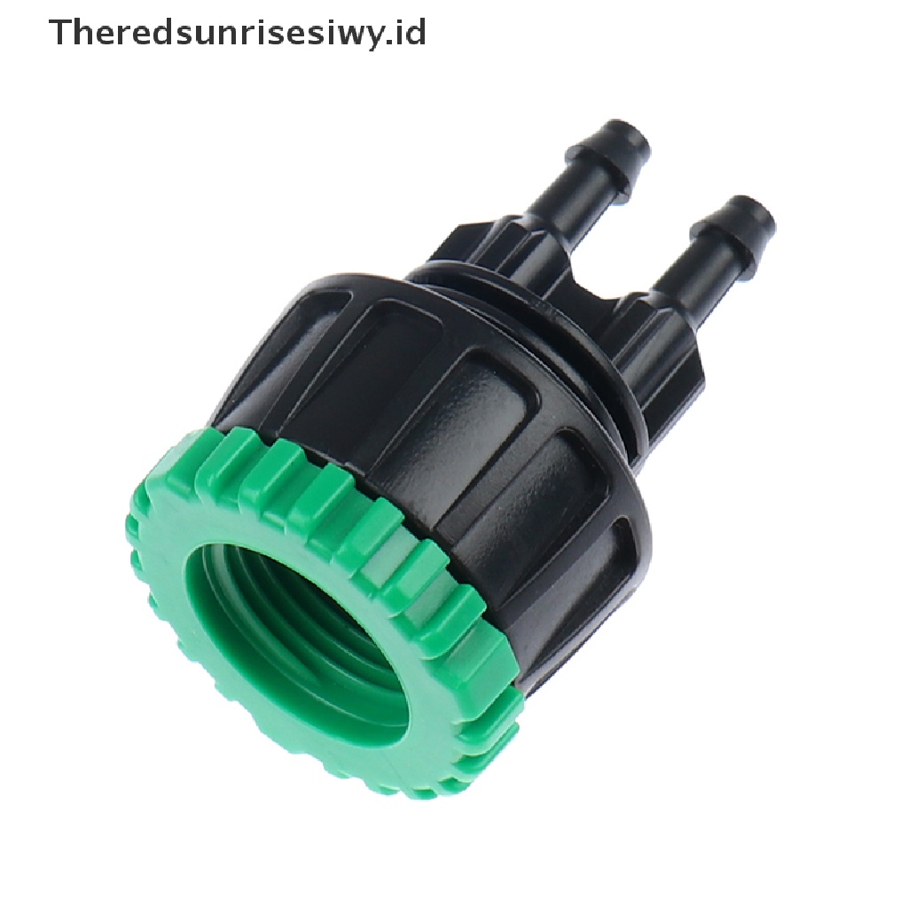 # Alat Rumah Tangga # Adaptor Konektor Selang Irigasi Taman 1 / 4 &quot;Ke 1 / 2&quot; 3 / 4 &quot;Female Y 4 / 7&quot;