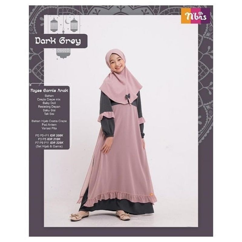 SARIMBIT NIBRAS/FAYES GAMIS ANAK ESTA GAMIS ANAK NIBRAS