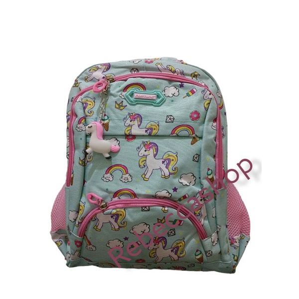 TAS RANSEL ANAK PEREMPUAN TAS ANAK SD SMP Gratis gantungan Tas import 100%