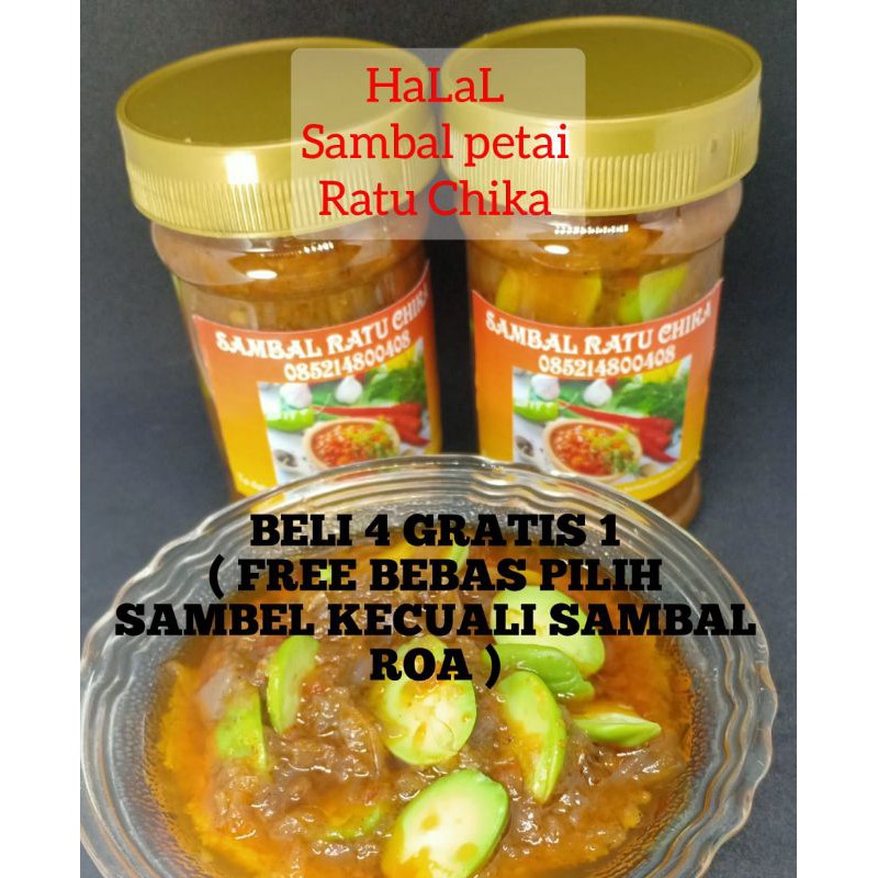 

SAMBAL PETAI HOMEMADE RATU CHIKA 200GRAM