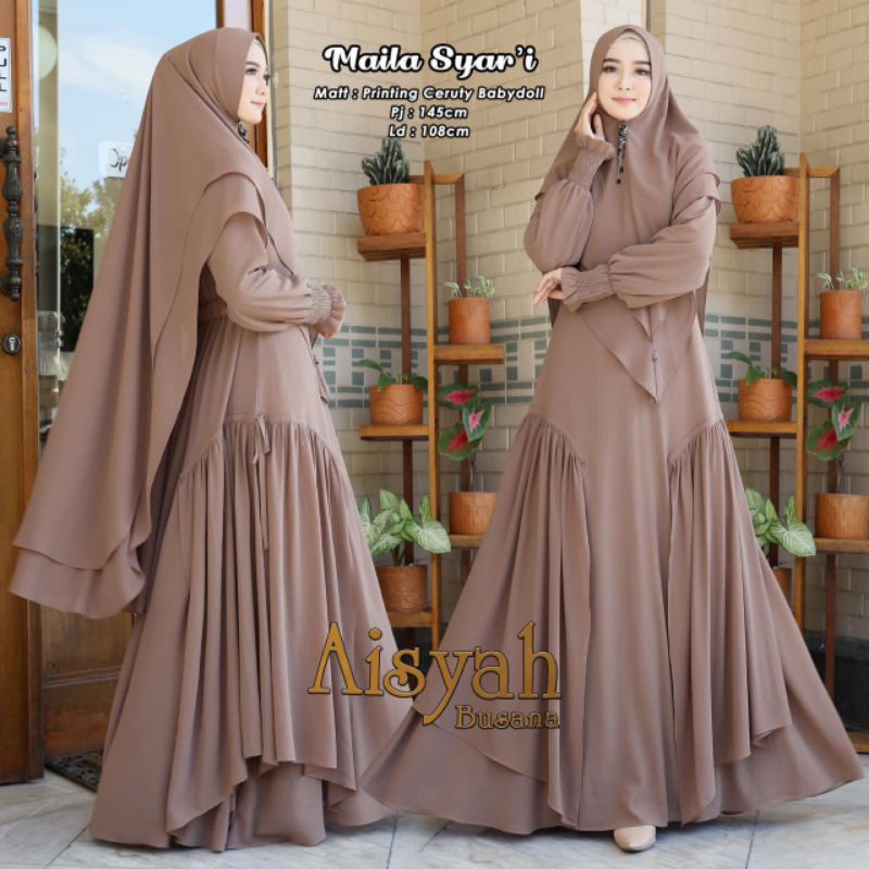 Gamis syari Babydoll premium