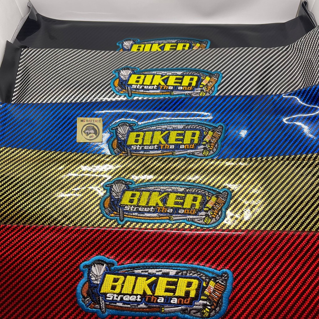 PROMO TERMURAH SARUNG KULIT JOK BIKER CARBON KARBON UNIVERSAL ASLI THAILAND