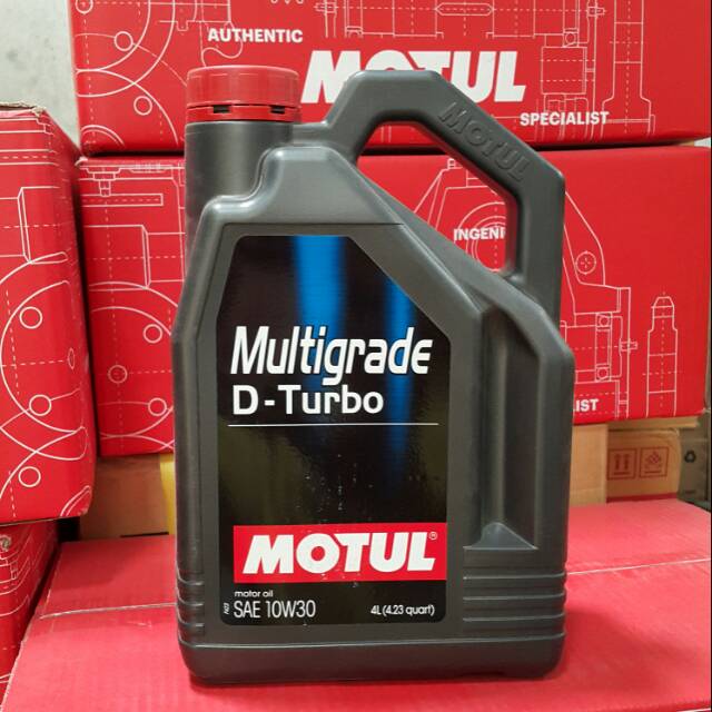 OLI MESIN MOBIL DIESEL MOTUL MULTIGRADE D-TURBO 10W-30 4 LITER