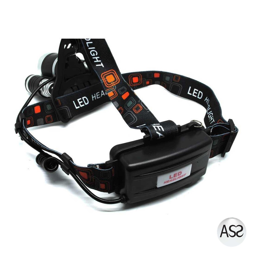 ASS Shop - TaffLED Power Headlamp 3 LED 5000 Lumens Cree XM-L - T6 HD-LD