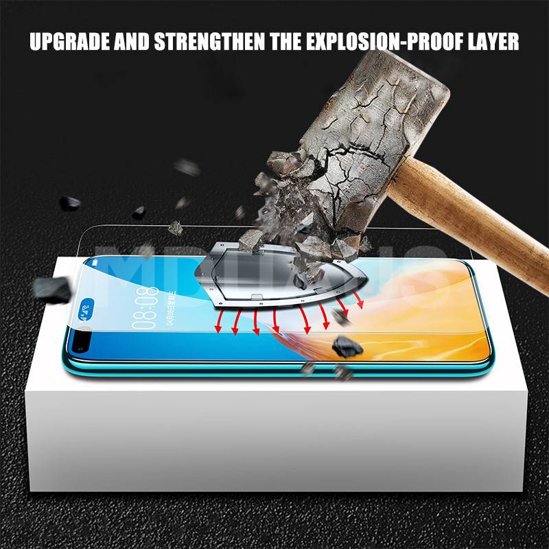 9H Anti-Burst Tempered Glass For Huawei P30 P40 Lite E Protective Screen Protector P20 Pro P10 Plus P Smart Z 2019 Glass Film