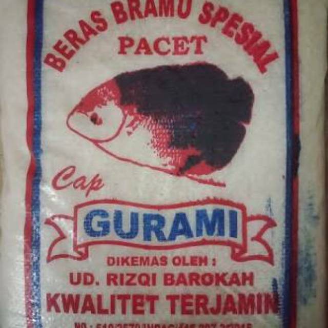 

Beras bramu gurami 5kg