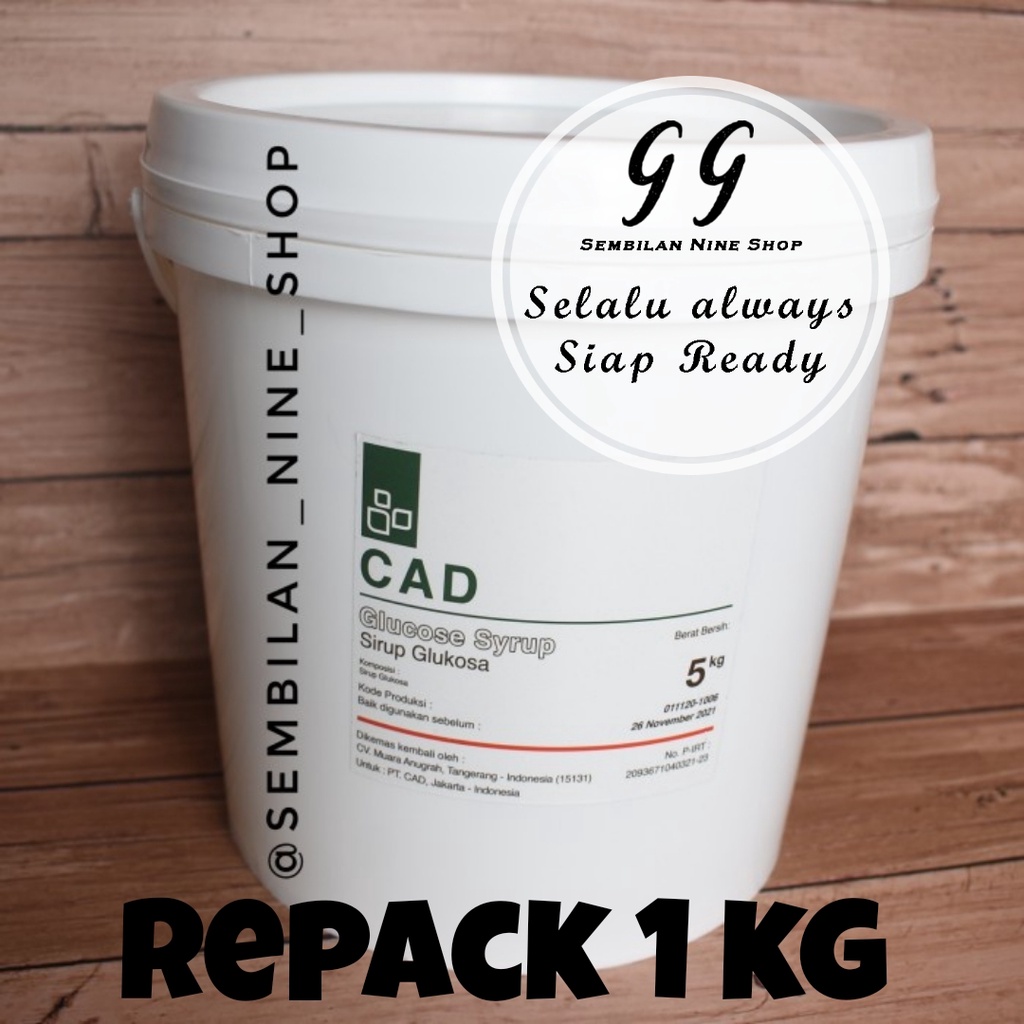 GLUCOSE 1 KG CAD Brix 82 Sirup Glukosa Syrup Pemanis