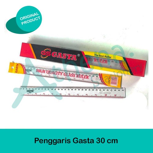 

Penggaris Plastik 30 cm Gasta