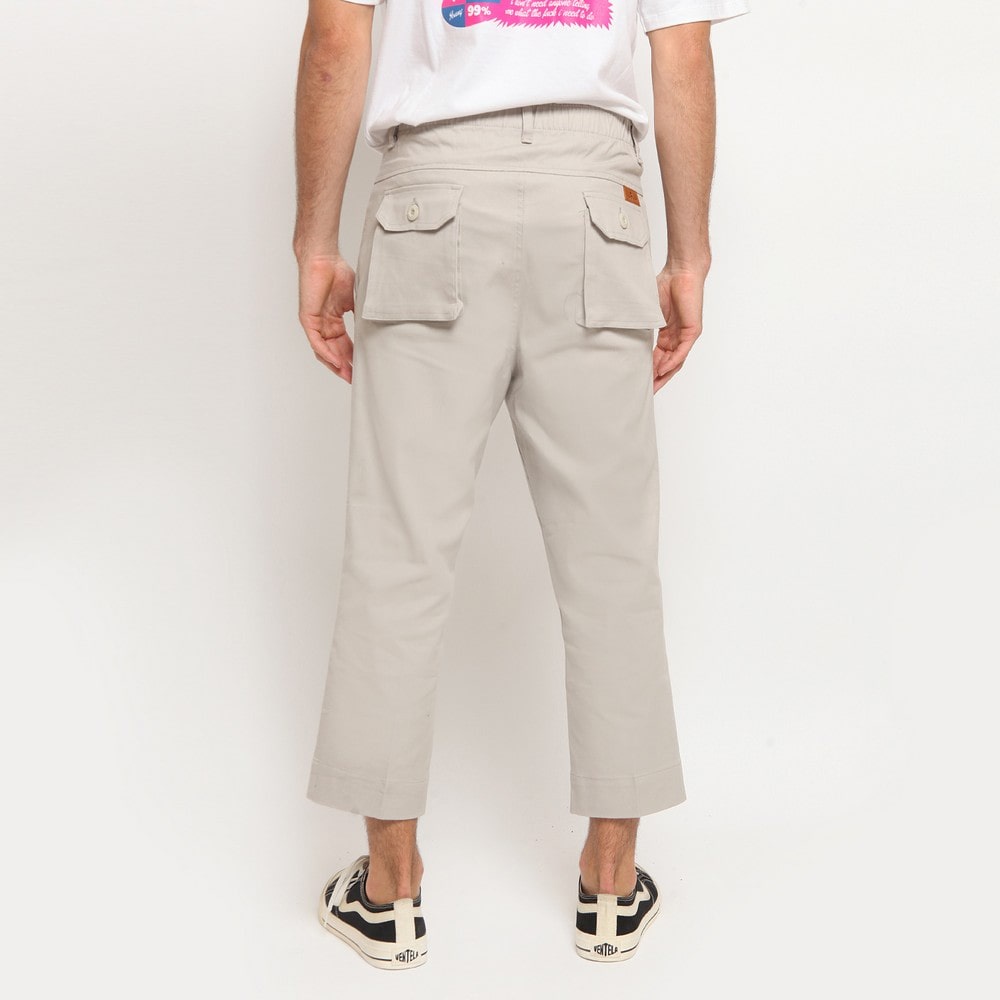 FREE ONGKIR | Celana Muslim Panjang Pria Chinos Sirwal / Celana Cingkrang Pria - SW02 Cream