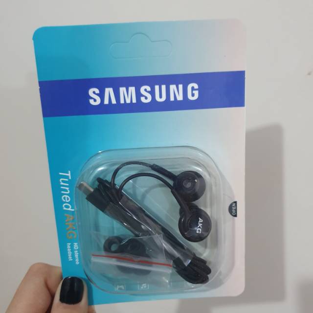 Handsfree AKG Samsung Note 10 Note 10+ Stereo Headset Samsung Type C
