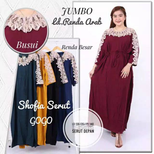 Gamis Arab Renda Gamis Arab Jumbo Gamis Terbaru R P 7 0