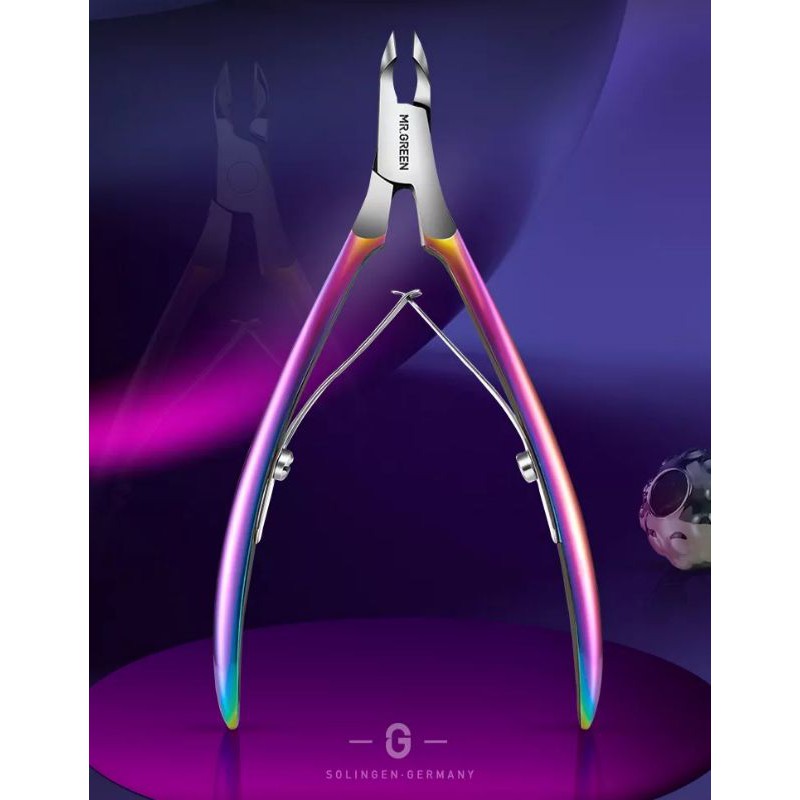 Cuticle Nipper / pusher Mr green Original stainless steel tang kuku tusukan kuku 1 set manicure Nail art