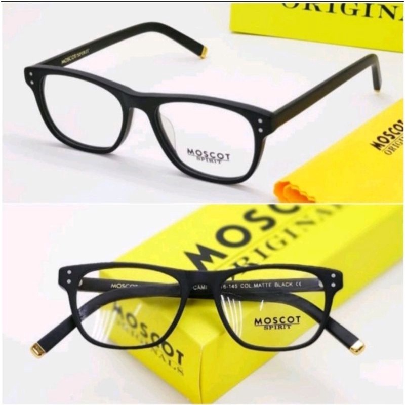 Frame Kacamata Minus Pria Wanita Anti Radiasi Moscot TUMMEL