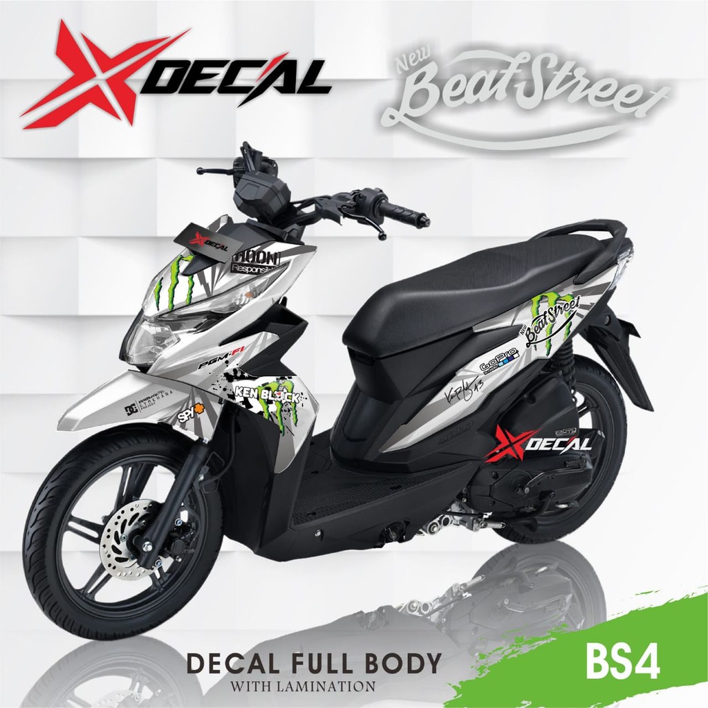 Jual STICKER DECAL HONDA BEAT STREET KODE BS4 Indonesia Shopee Indonesia