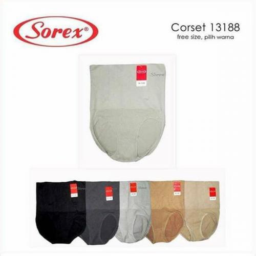 Celana Korset Corset Pelangsing Perut Badan Terbaru Sorex 13187 13188 13189