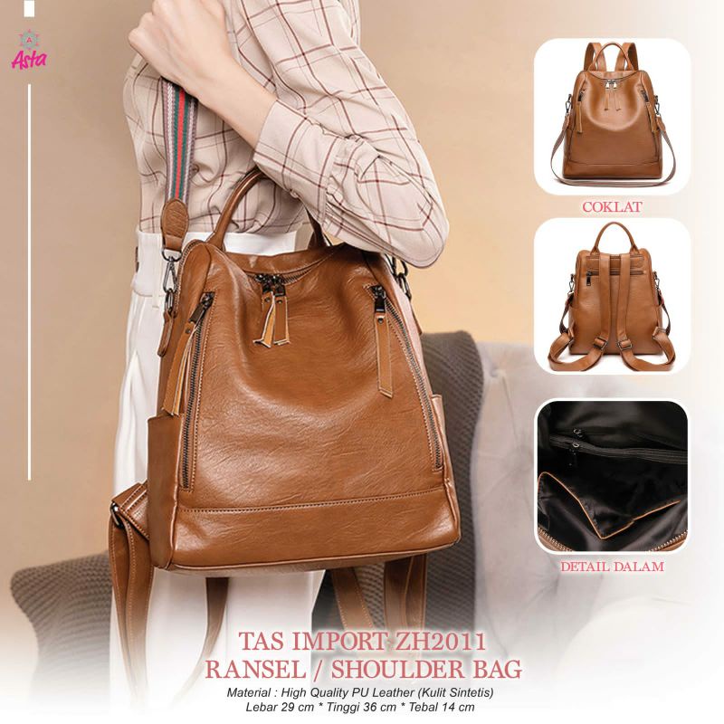 TAS IMPORT WANITA RANSEL/SHOULDER BAG BY ASTA