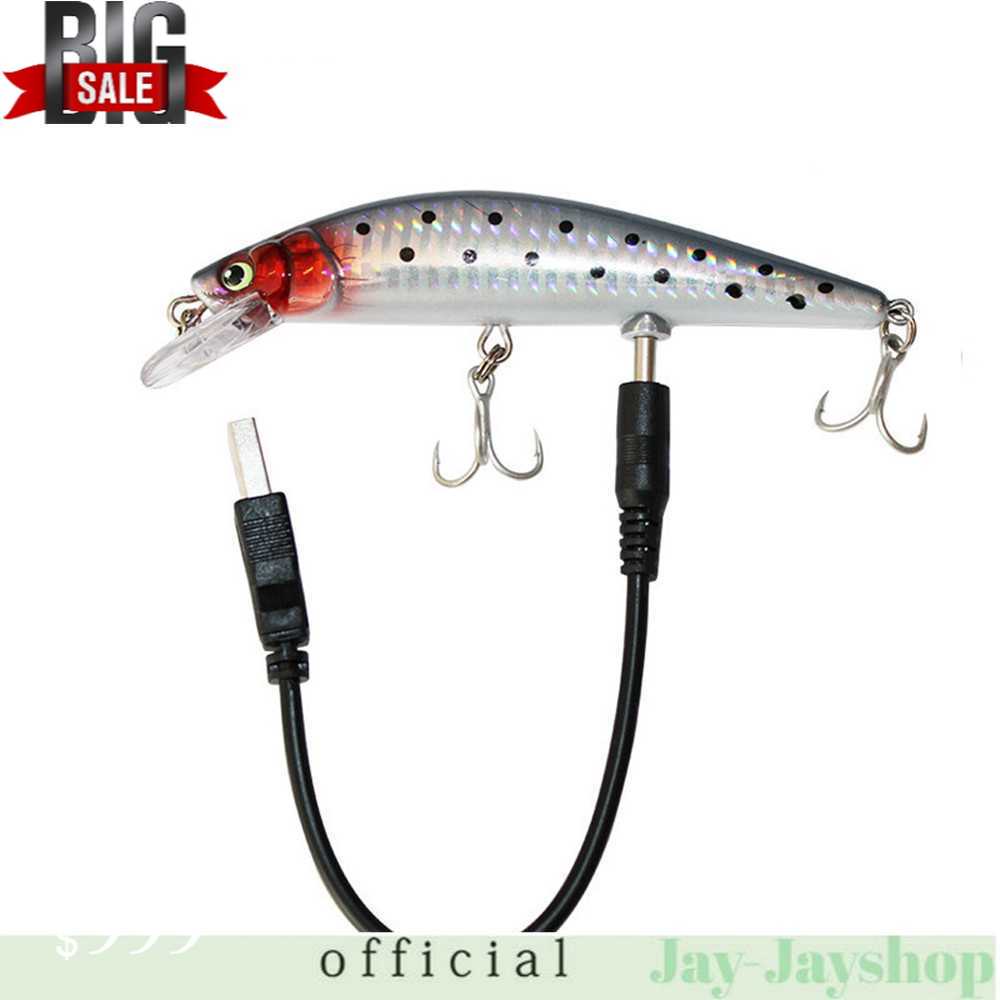 FEWIYONI Umpan Pancing Ikan Flashing LED Floating Lure Bait - m10