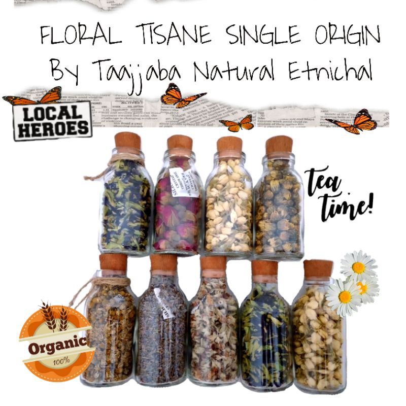 

Teh Bunga Sehat Healthy Floral Tisane Flower Tea Single Origin Local Product by Taajjaba 10gr