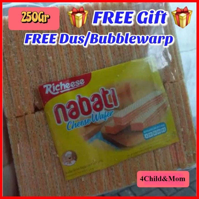 

Richeese Wafer Nabati Keju Coklat Pink Lava Snack 250gr