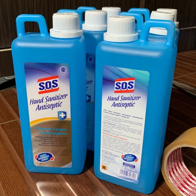 HAND SANITIZER SOS 1 LITER