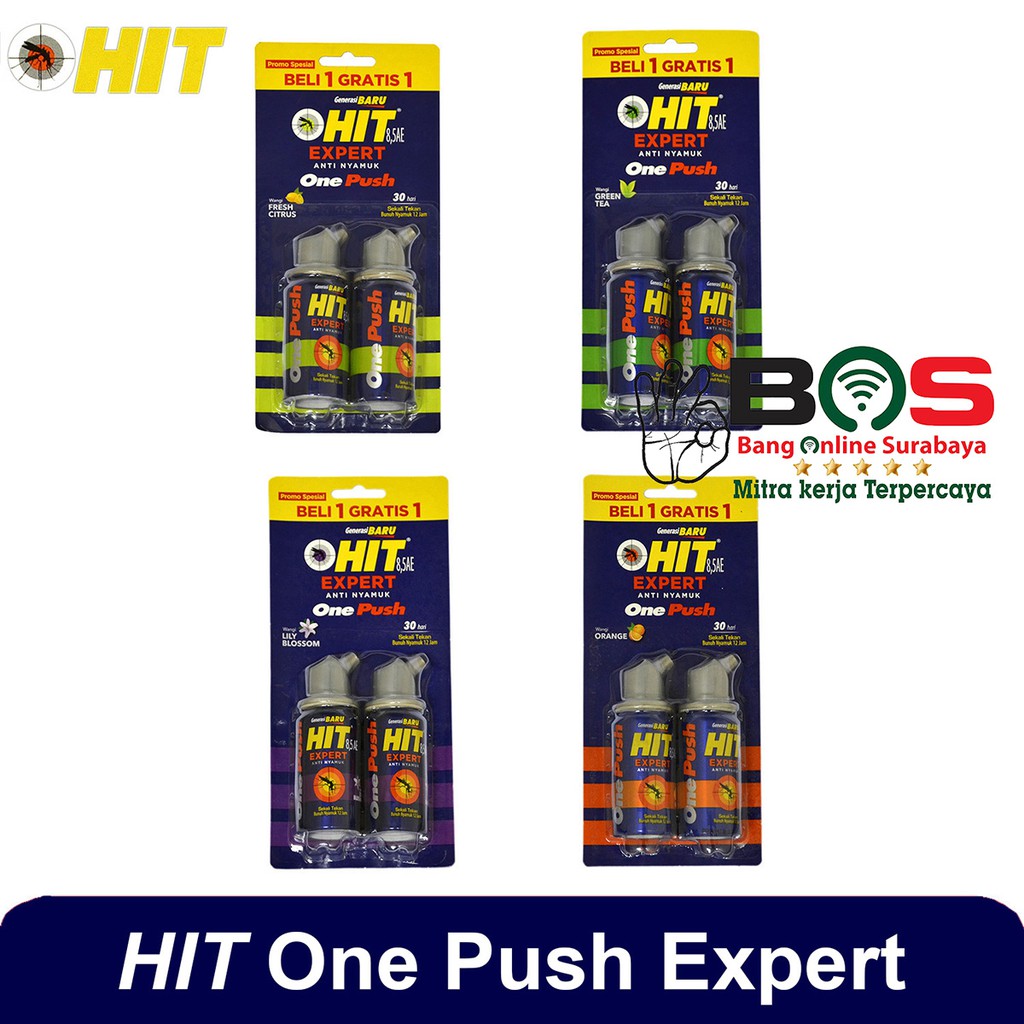 Hit One Push Expert Aerosol Promo B1G1 BUY 1 GET 1