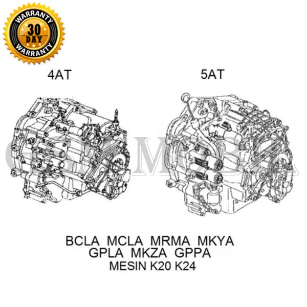 Kampas Kopling Set Matic Honda CRV Reauto 5AT 06112-CCC-CF2 - 10006808