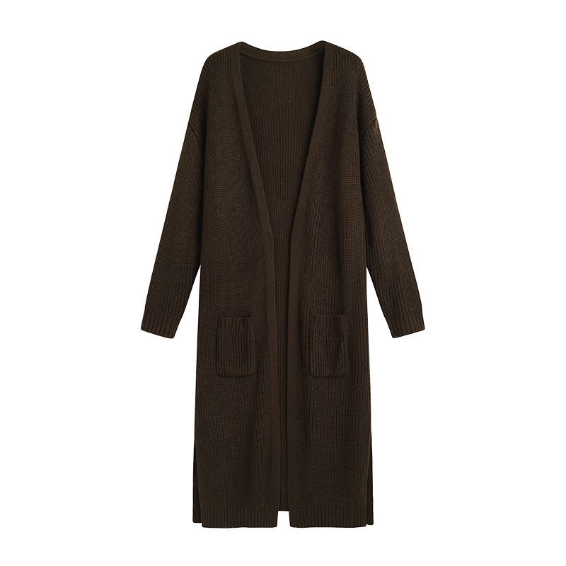 【Elegant】Korean Shoulder Open Front Cardigan /Bisa untuk ibu hamil  E106