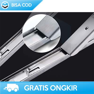 BRACKET ENGSEL SIKU TAFFWARE JM007 ORIGINAL PENYANGGA RAK DINDING TEMPEL STAINLESS STEEL