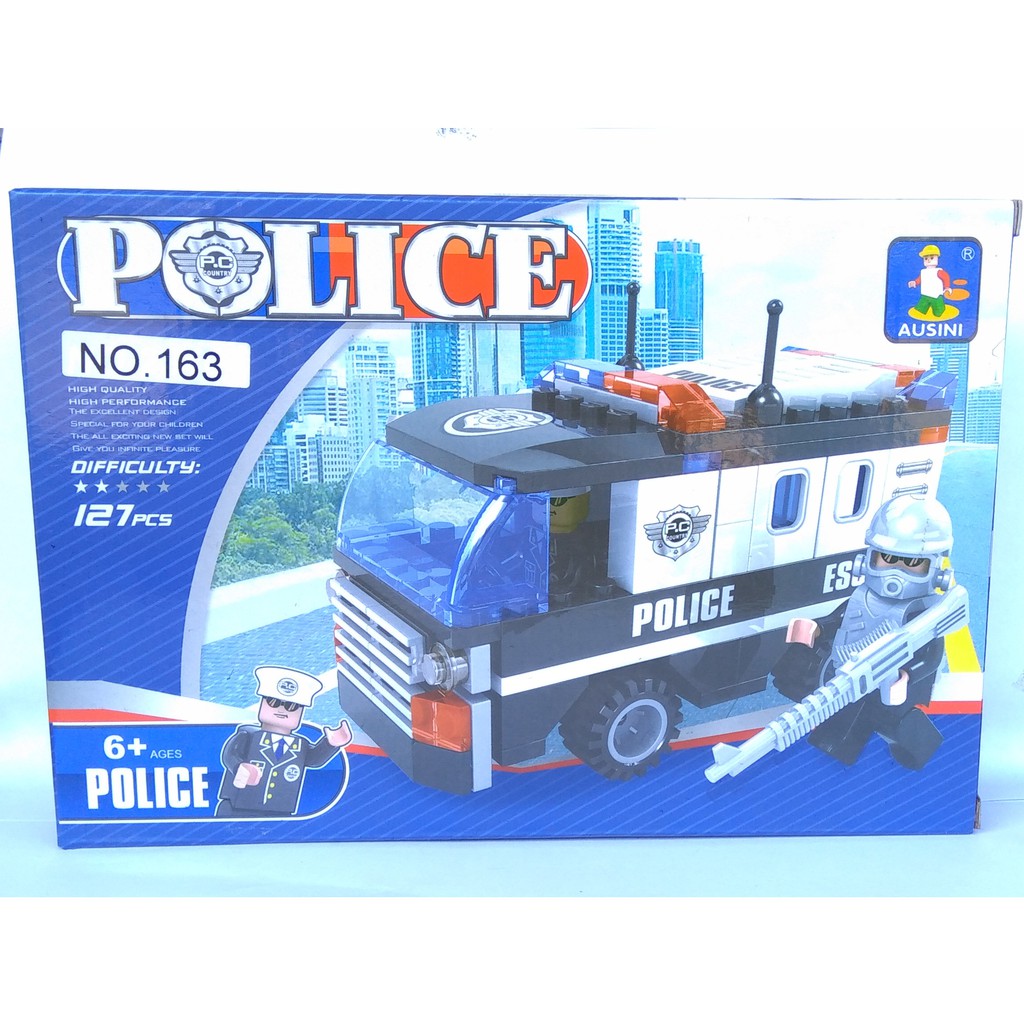 Mainan Lego  Police Model Mobil  Polisi  Mainan Brick Mobil  