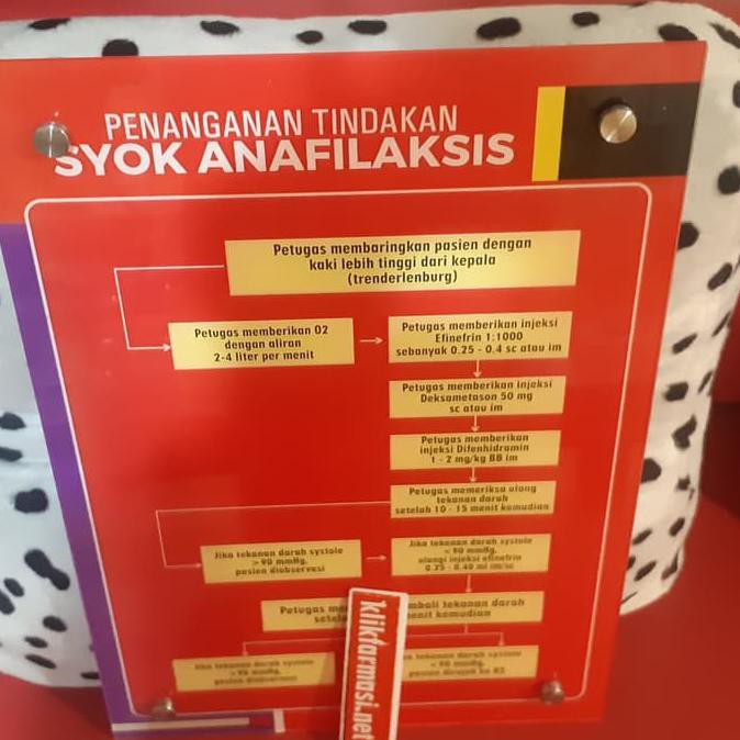 Poster Akrilik Syok Anafilaksis Anafilaktik Shopee Indonesia