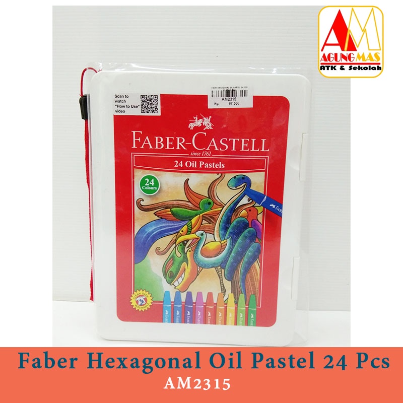 

Faber Hexagonal Oil Pastel 24 Pcs