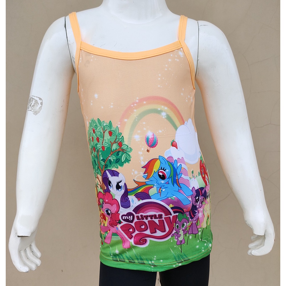 Kaos Singlet LITTLE PONY UNICORN Tali Kecil / Kaos Dalam Anak Perempuan