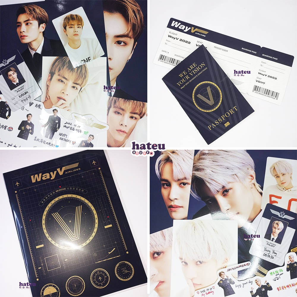 [Clearance Sale] WayV Season Greeting 2022 2023 (Boarding Pass, Yangyang, Diary, Calendar)