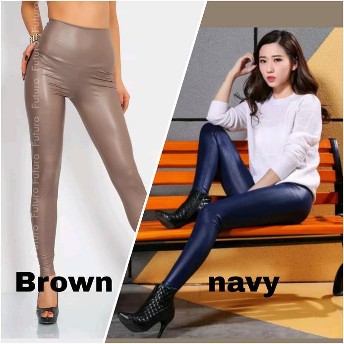 Sale Celana legging dewasa wanita bahan kulit  CW319