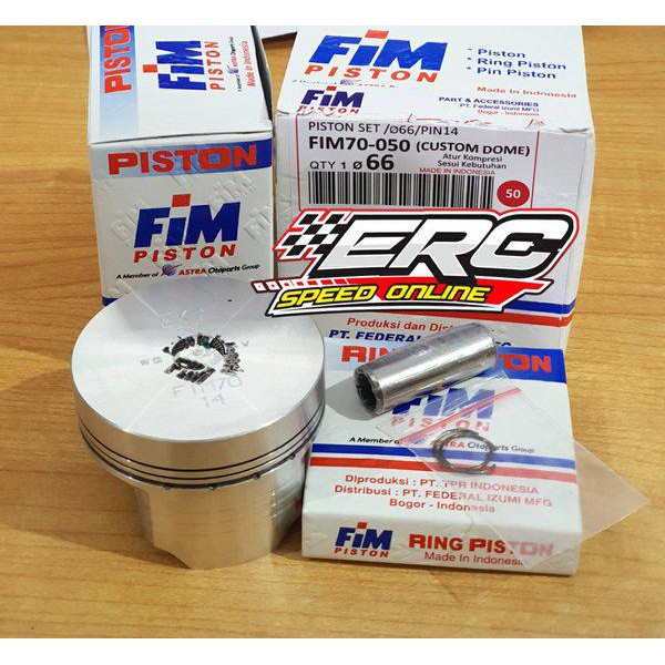 Piston Fim 66 Mm Pen 14 Custom Dome Fim 70 -50 Jupiter Mx - Vixion - Klx