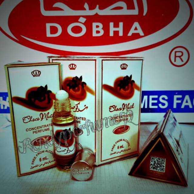 Parfum DOBHA 6ml Roll On Non Alkohol Aroma Choco Musk