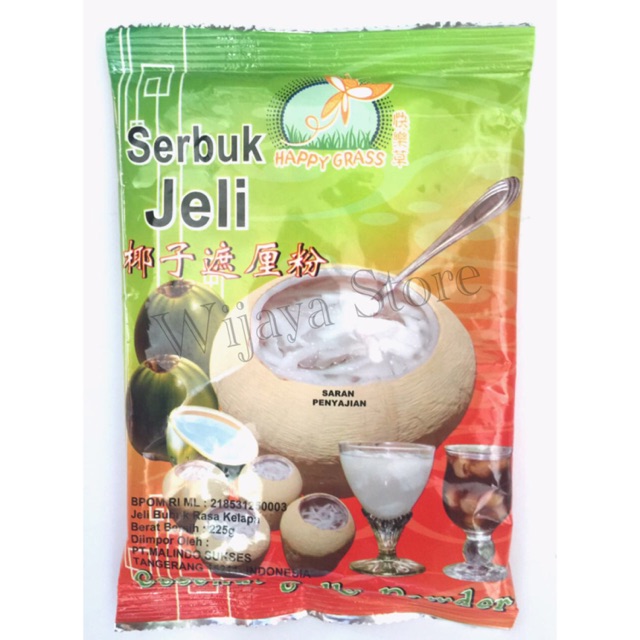 Coconut jelly powder Happy Grass (Kelapa)