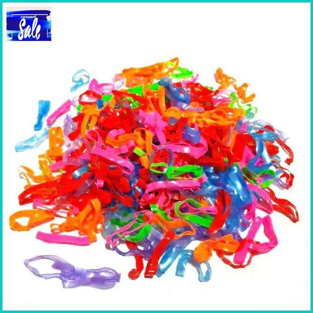 

Kanatakirambut- Karet Jepang 100 Gram Polos Warna Kemasan Plastik - Karet Lebar -Aslii.