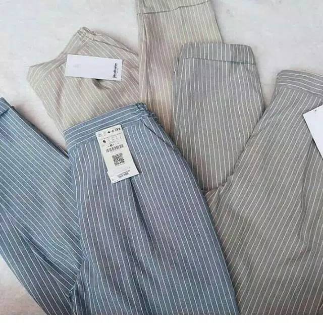 CELANA BAGGY SALUR WANITA / Celana Panjanh Wanita Salur / Celana Panjang Wanita / Celana wanita